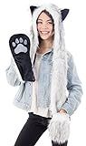 Simplicity 3-in-1 Multi-Functional Animal Hat, Scarf, & Mitten Combo | Amazon (US)