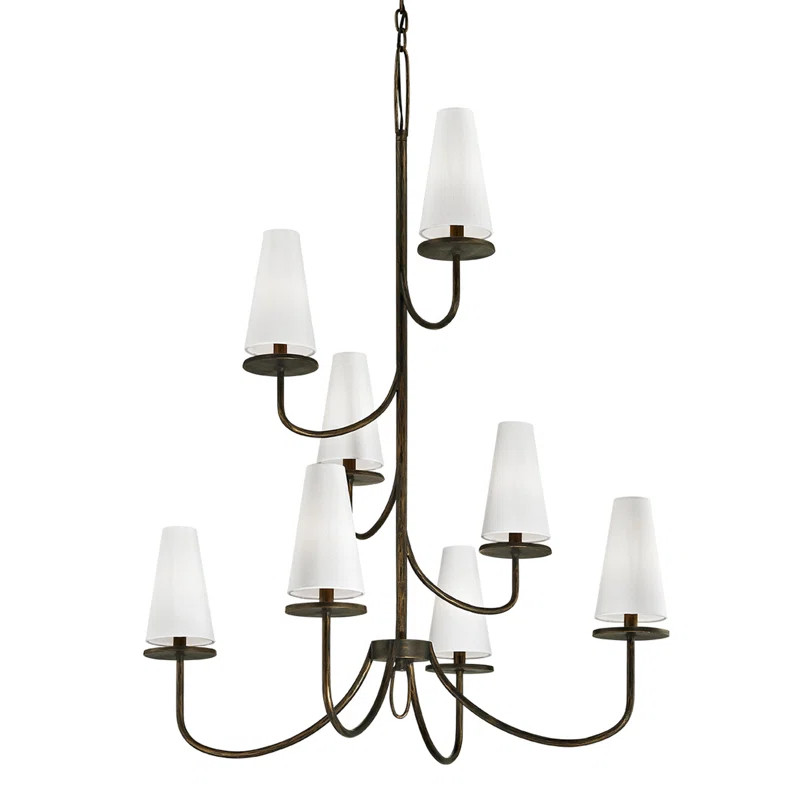 Oatman 8 - Light Shaded Tiered Chandelier | Wayfair North America