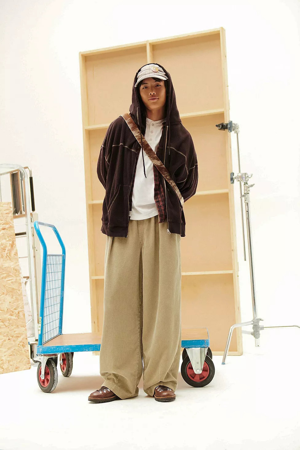 BDG Camel Bobbi Corduroy Trousers | Urban Outfitters UK