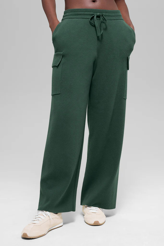 Scholar Knit High-Waist Cargo Pant | Alo Yoga (US)