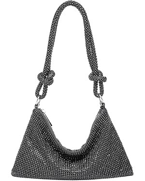 Rhinestone Purse for Women Evening Bag Glitter Sparkly Mini Handbags | Amazon (US)