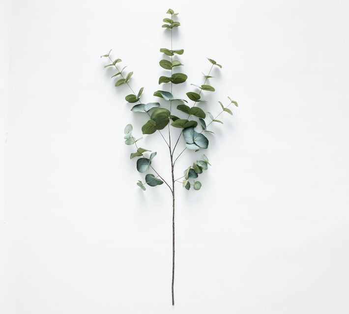 Faux Baby Blue Eucalyptus Branch | Pottery Barn (US)