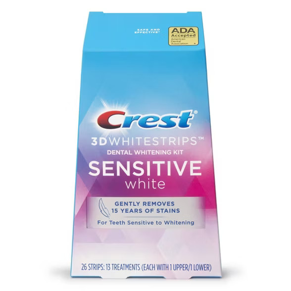 Crest 3D White-strips Sensitive Teeth Whitening Kit - 13 Treatments | Target