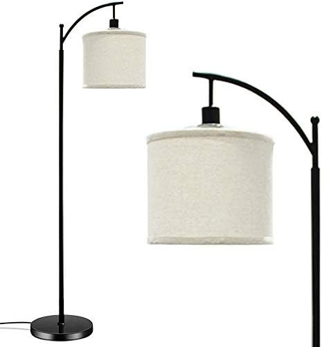 Banord Floor Lamp, LED Standing Lamp with Lamp Shade and 6W 3000K LED Bulb for Living Room, Bedroom  | Amazon (US)