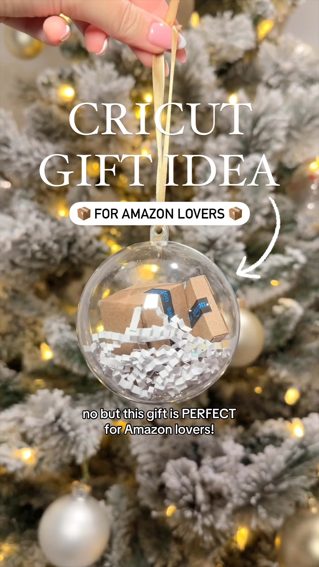DIY ornament with your Cricut! An easy gift idea for Amazon lovers 🎁🤣📦

#LTKSeasonal #LTKHoliday #LTKGiftGuide