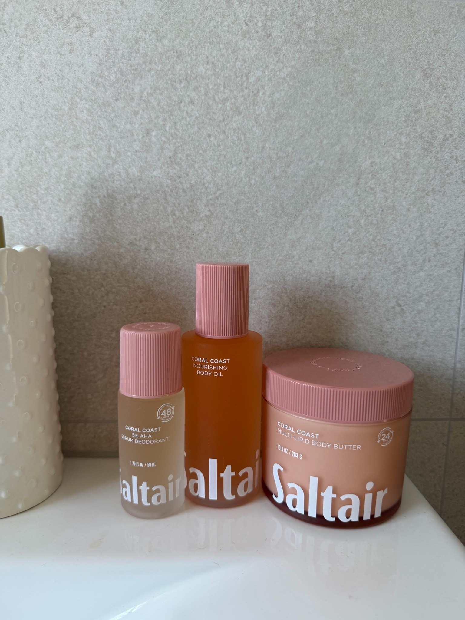 Been trying out these products the last week and they’re a 10/10 from me! Skin feels more hydrated than ever and they smell unreal! Deodorant is really good too has been working well for me even in this heat!