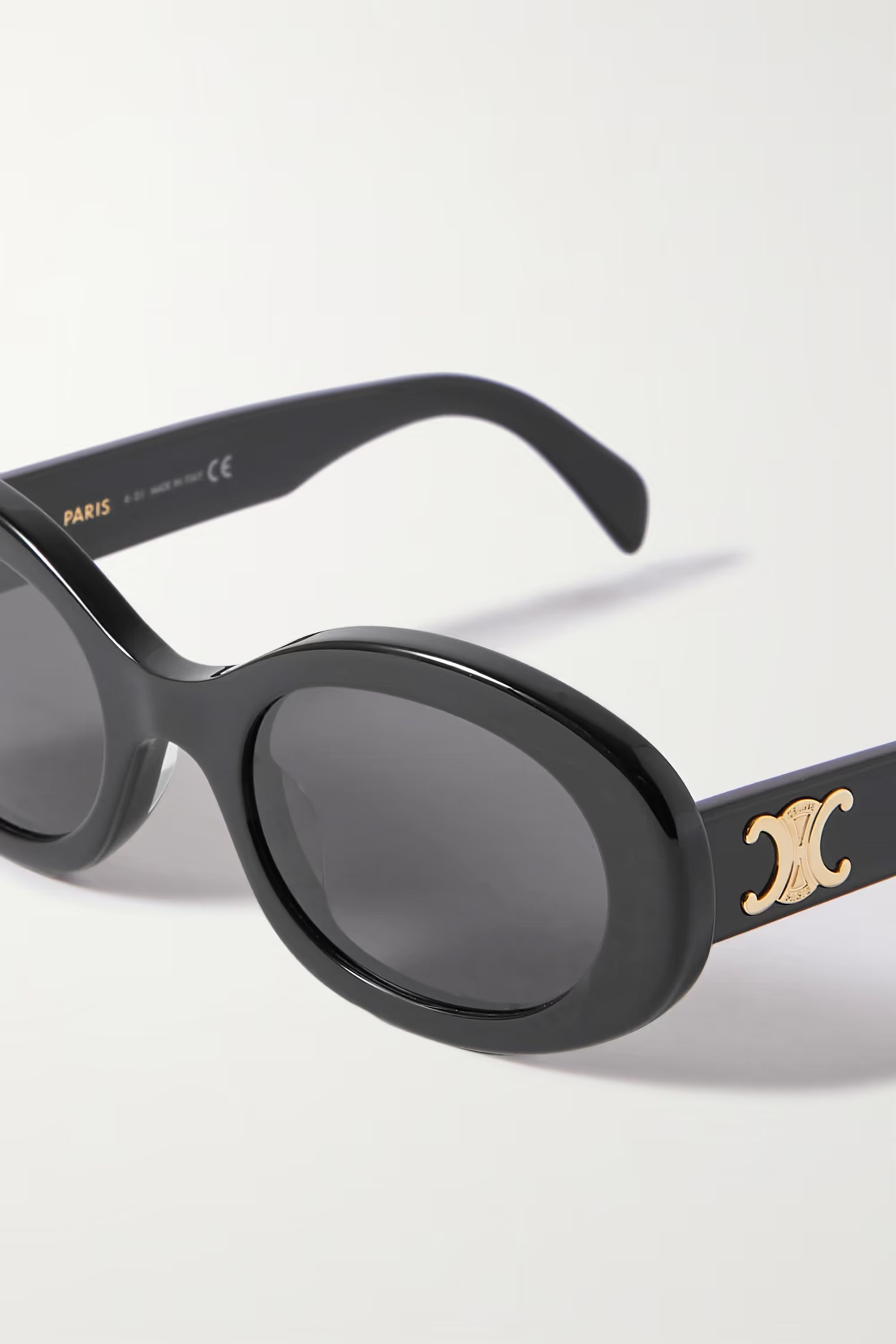 Oval-frame acetate sunglasses | NET-A-PORTER (US)