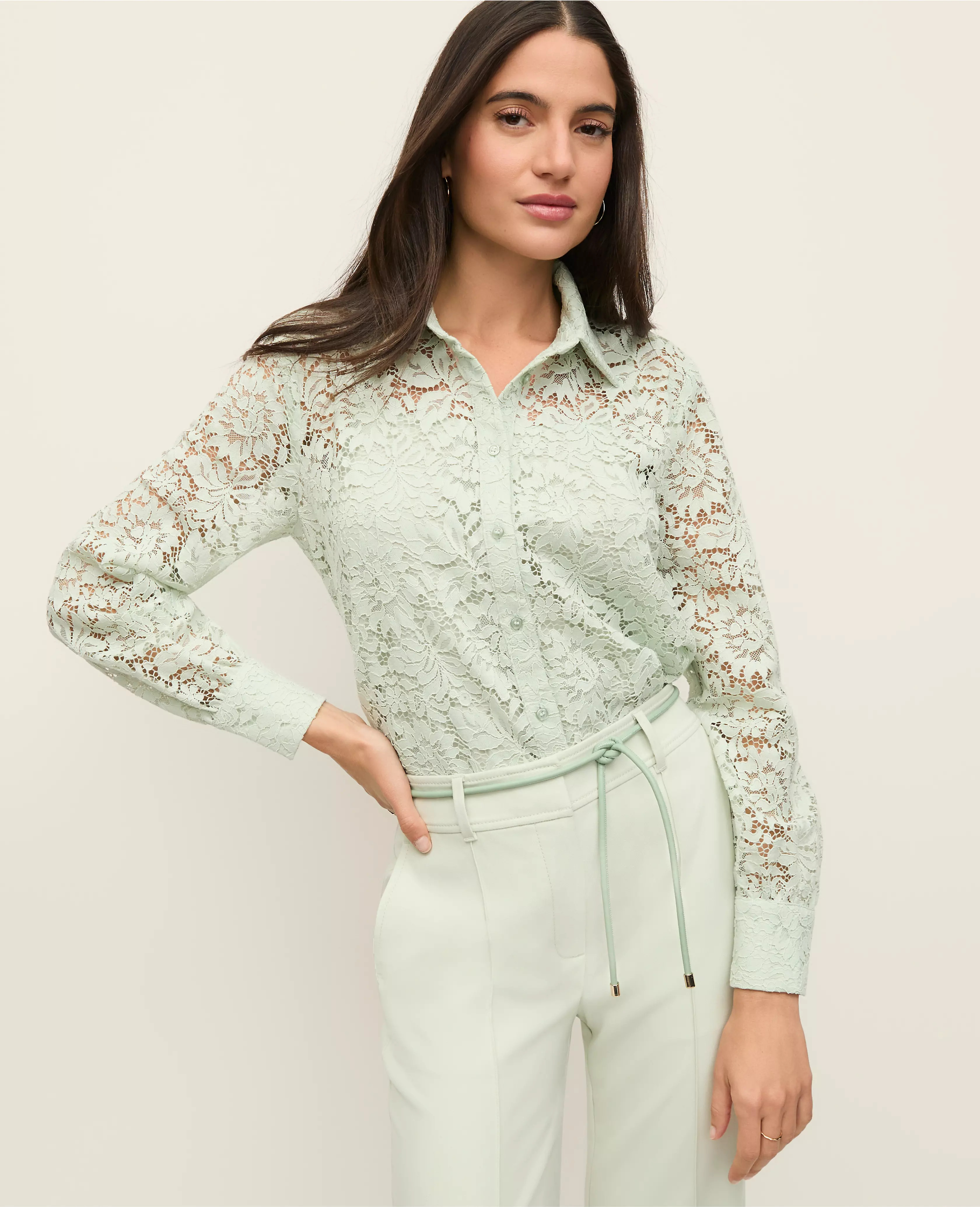 Lace Shirt | Ann Taylor