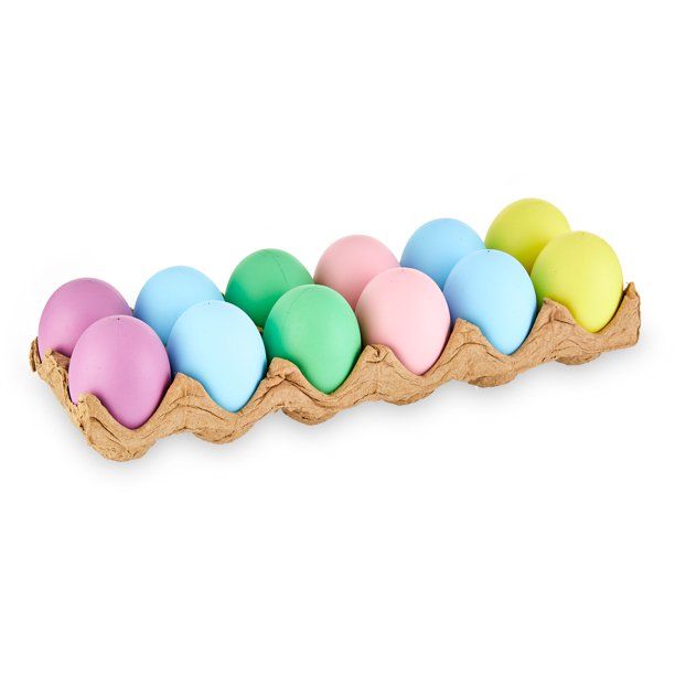 Way To Celebrate DIY Plastic Easter Eggs with Chalk, 12 Count | Walmart (US)