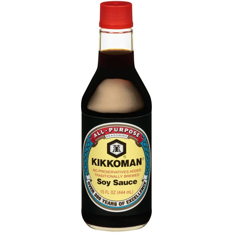 Kikkoman Traditionally Brewed Soy Sauce, 15 fl oz | Walmart (US)
