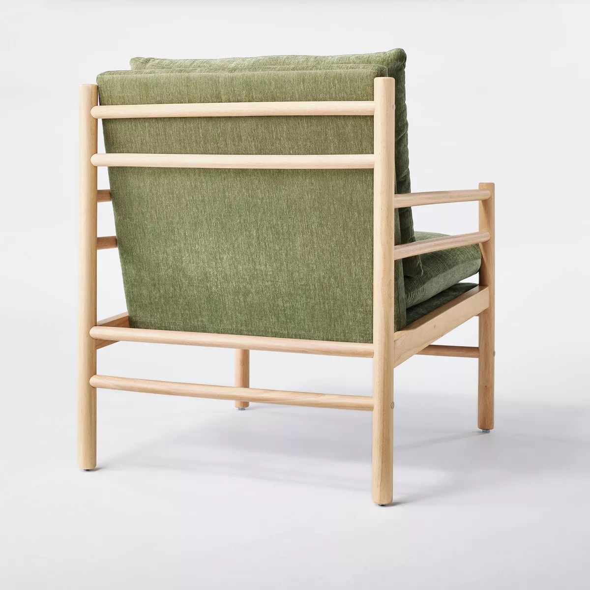Dowel Velvet Arm Chair Light Green - Threshold™ designed with Studio McGee | Target