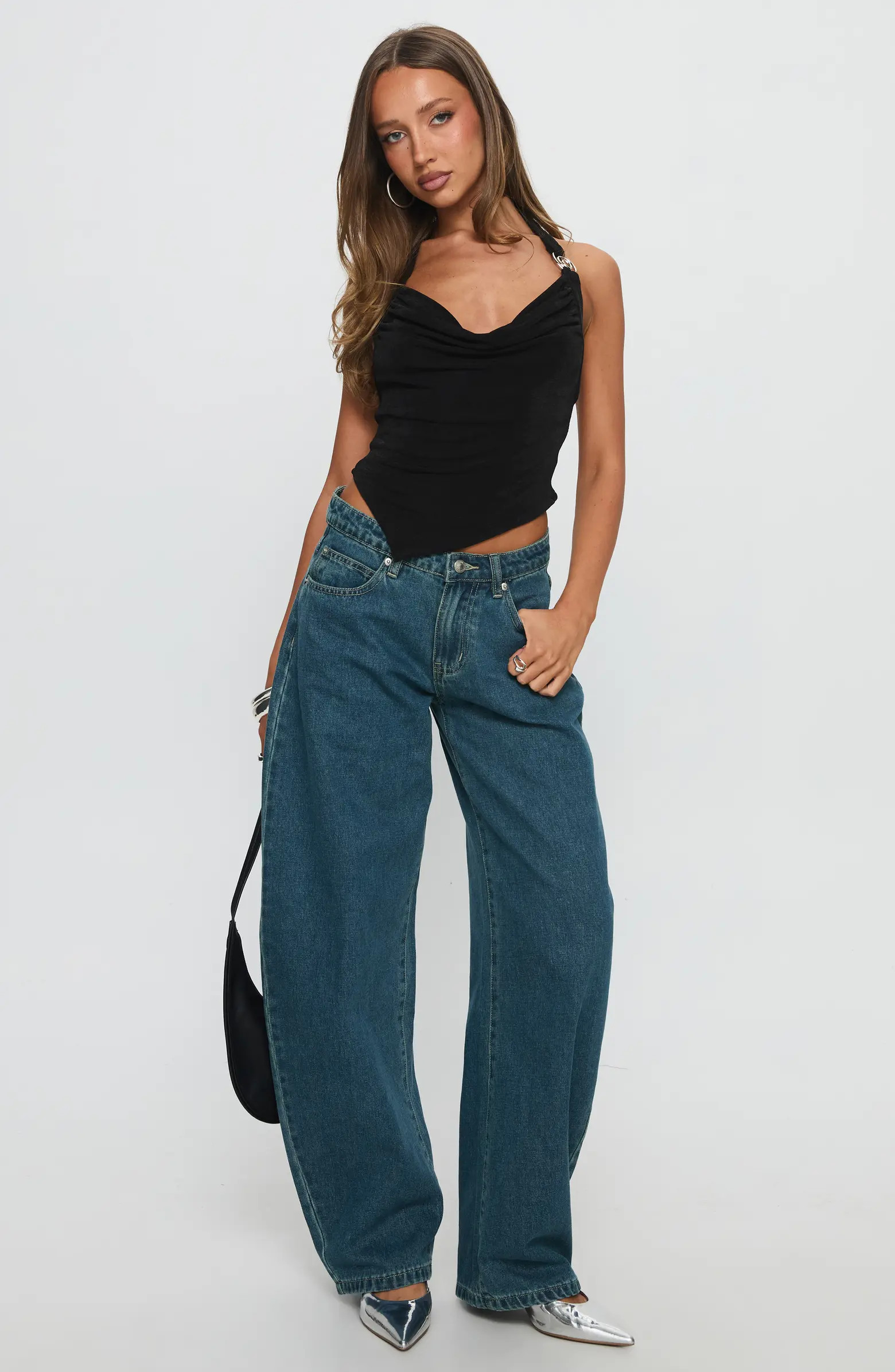 Juda Mid Rise Barrel Leg Jeans | Nordstrom