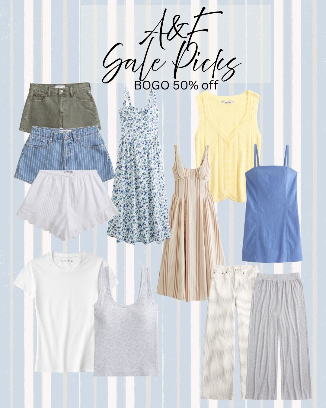 These are the items I would add to my cart as a 40 something mom during @abercrombie  BOGO 50% off sale. Cute shorts, lounge pants, linen blend denim, midi dresses, bra free tanks…yes yes yes!  

#LTKOver40 #LTKmomlife #LTKSaleAlert

#LTKSaleAlert #LTKmomlife #LTKOver40