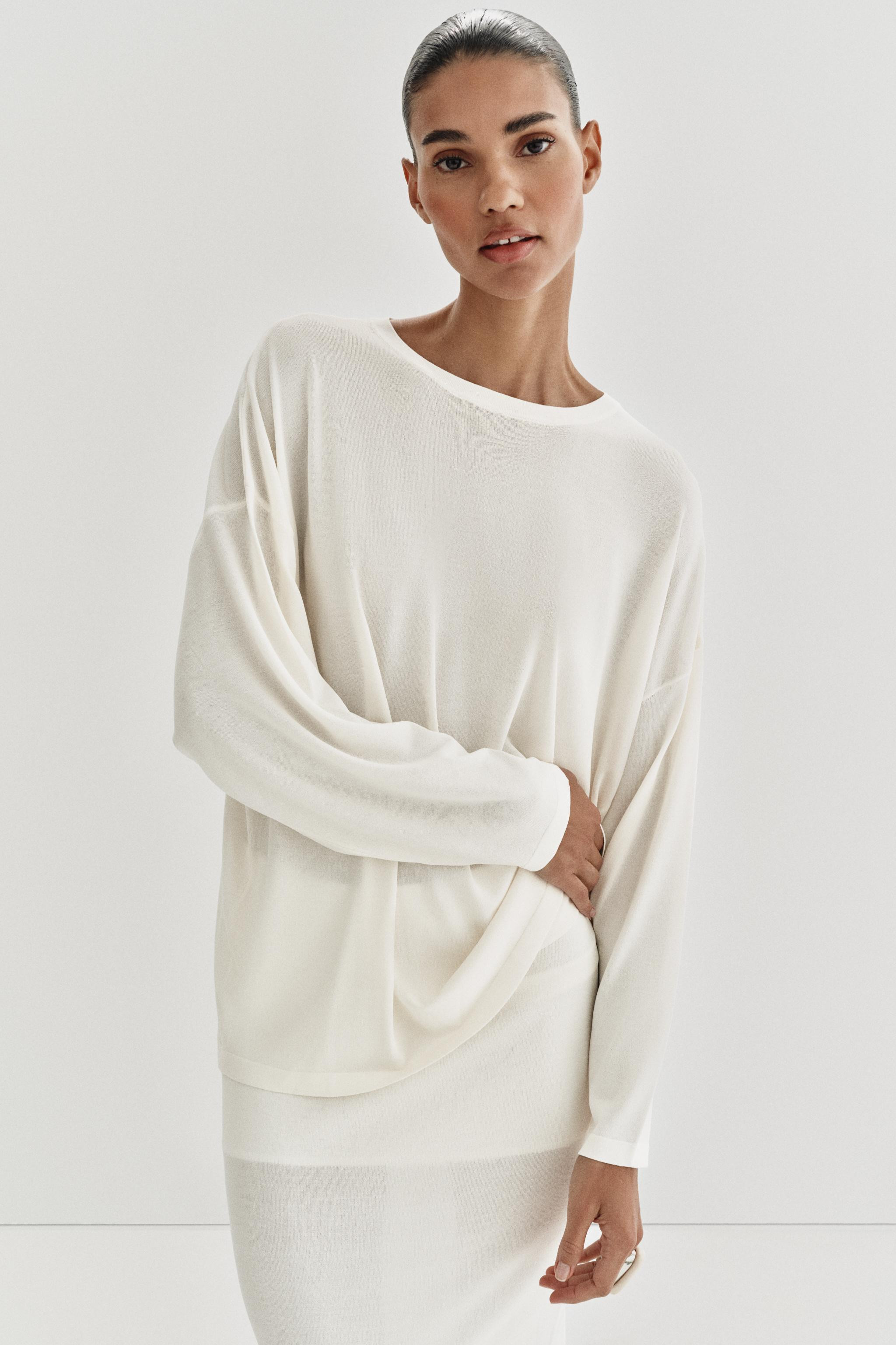 OVERSIZE FINE KNIT JUMPER | Zara UK