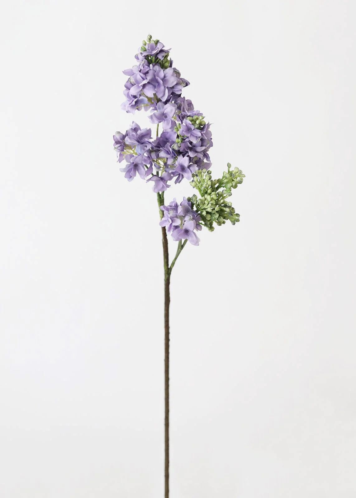 Silk Lilac Stem in Lavender | Purple Fake Spring Flowers | Afloral.com | Afloral