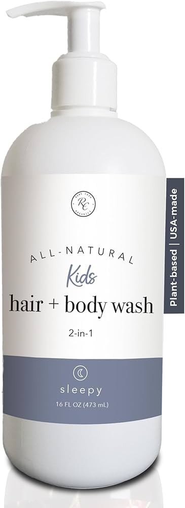 Rowe Casa Organics 2-in-1 Kids Hair & Body Wash with Therapeutic Essential Oils – Sleepy Kids S... | Amazon (US)