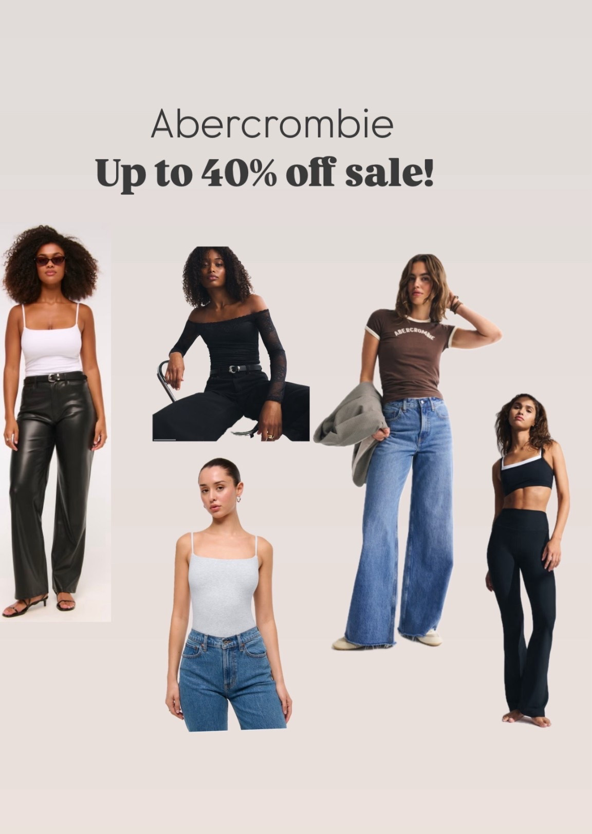 Abercrombie up to 40% off sale


#LTKSeasonal #LTKSaleAlert #LTKHoliday