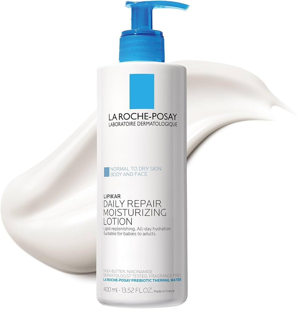 La Roche-Posay Lipikar Daily Repair Moisturizing Cream, Fragrance Free Body Moisturizer with Shea... | Amazon (US)