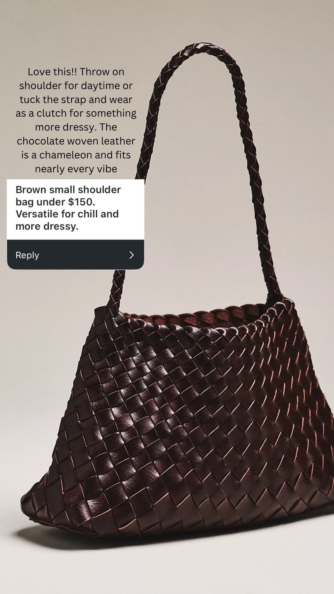 Versatile shoulder bag under $150!!
