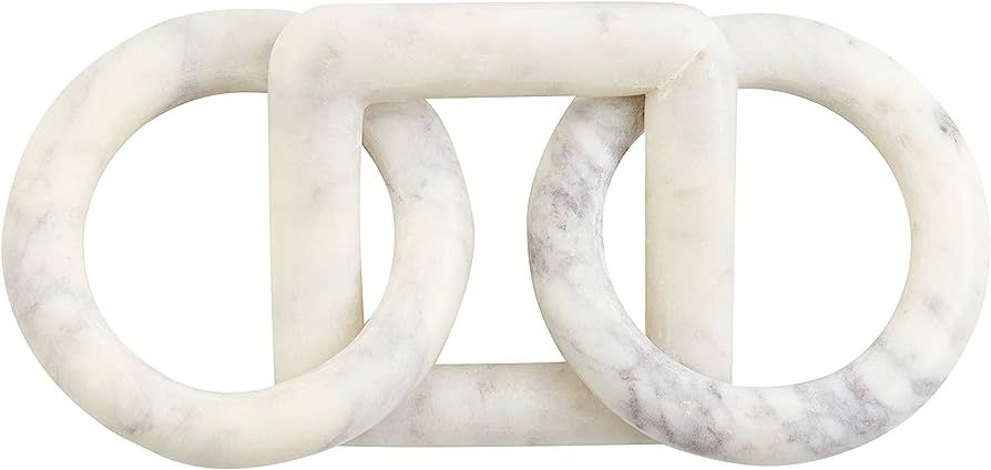 Mud Pie Marble Link, White | Amazon (US)