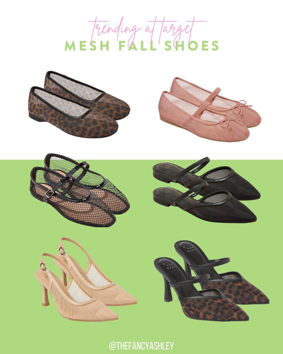 These trending Target mesh shoe finds are fall perfection. LOVE the neutral colors, they go with everything, and you know how much I love a good leopard situation. Pop them on with jeans and a cute top for casual wear, or dress them up with a pleated skirt and blazer. So good!

#LTKShoeCrush #LTKFindsUnder50 #LTKSeasonal