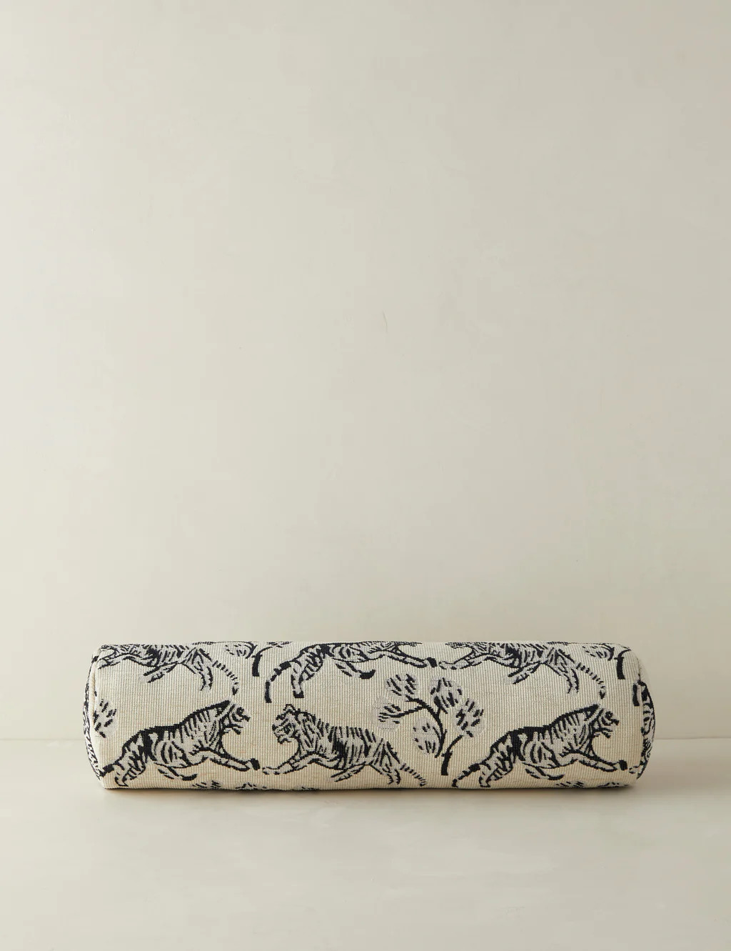 Tiger Jacquard Bolster Pillow by Sarah Sherman Samuel | Lulu and Georgia 
