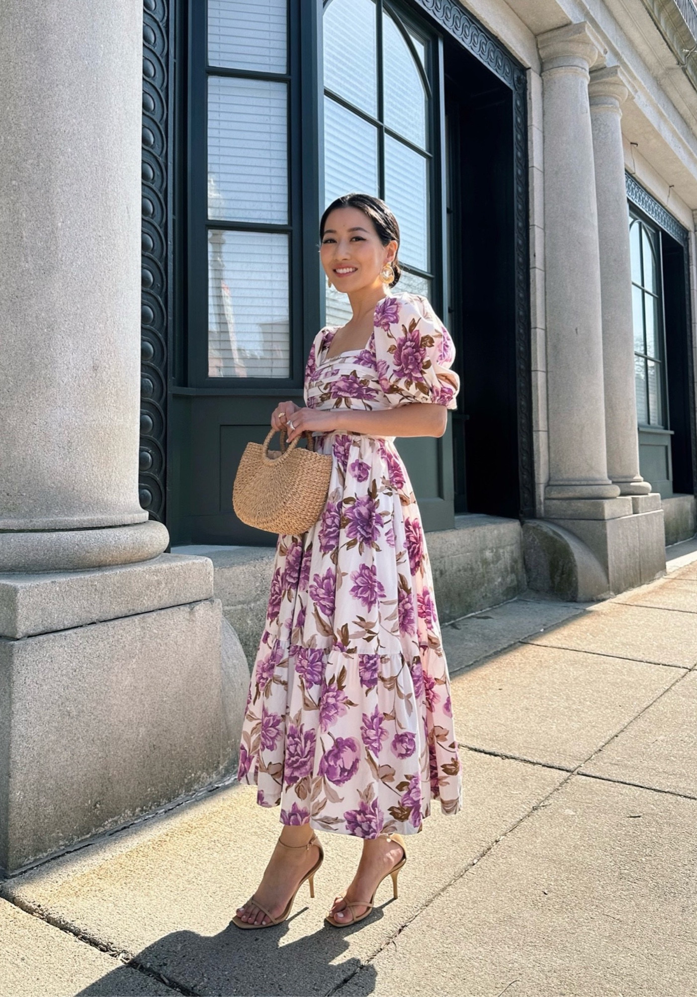 激安の Emerson Poplin Puff Sleeve Midi … curated on LTK ワンピース