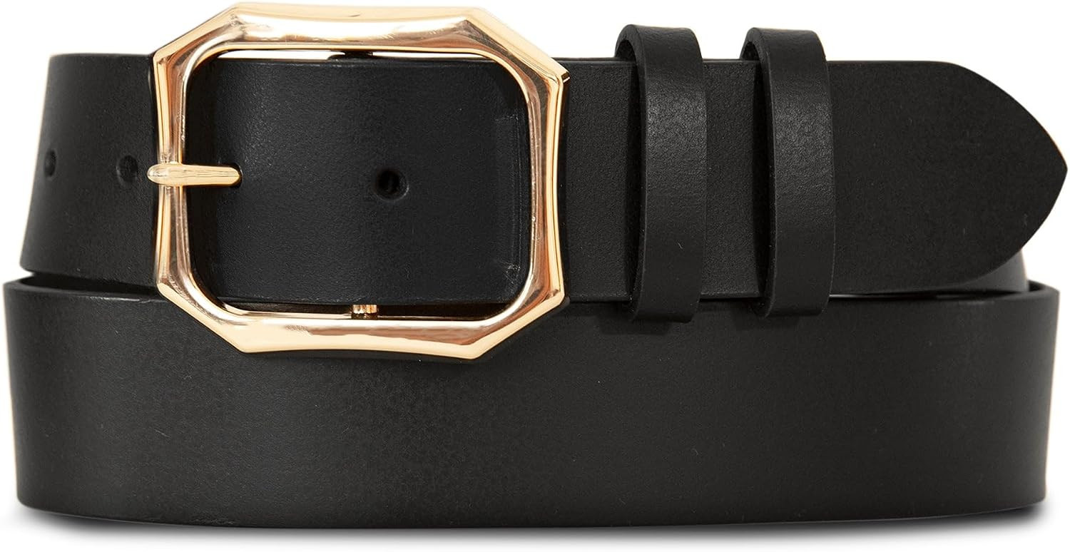 Lucky Brand Women's Fashion Leather Belt | Stylish | Trend | Classic | Modern | Jean | Pant | Skirt | Dress | Amazon (US)