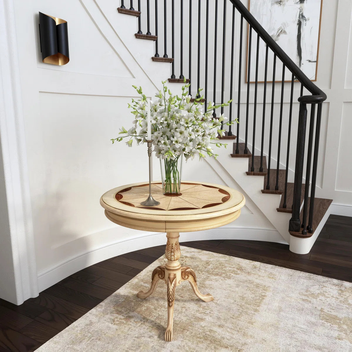 Anishah Pedestal End Table | Wayfair North America