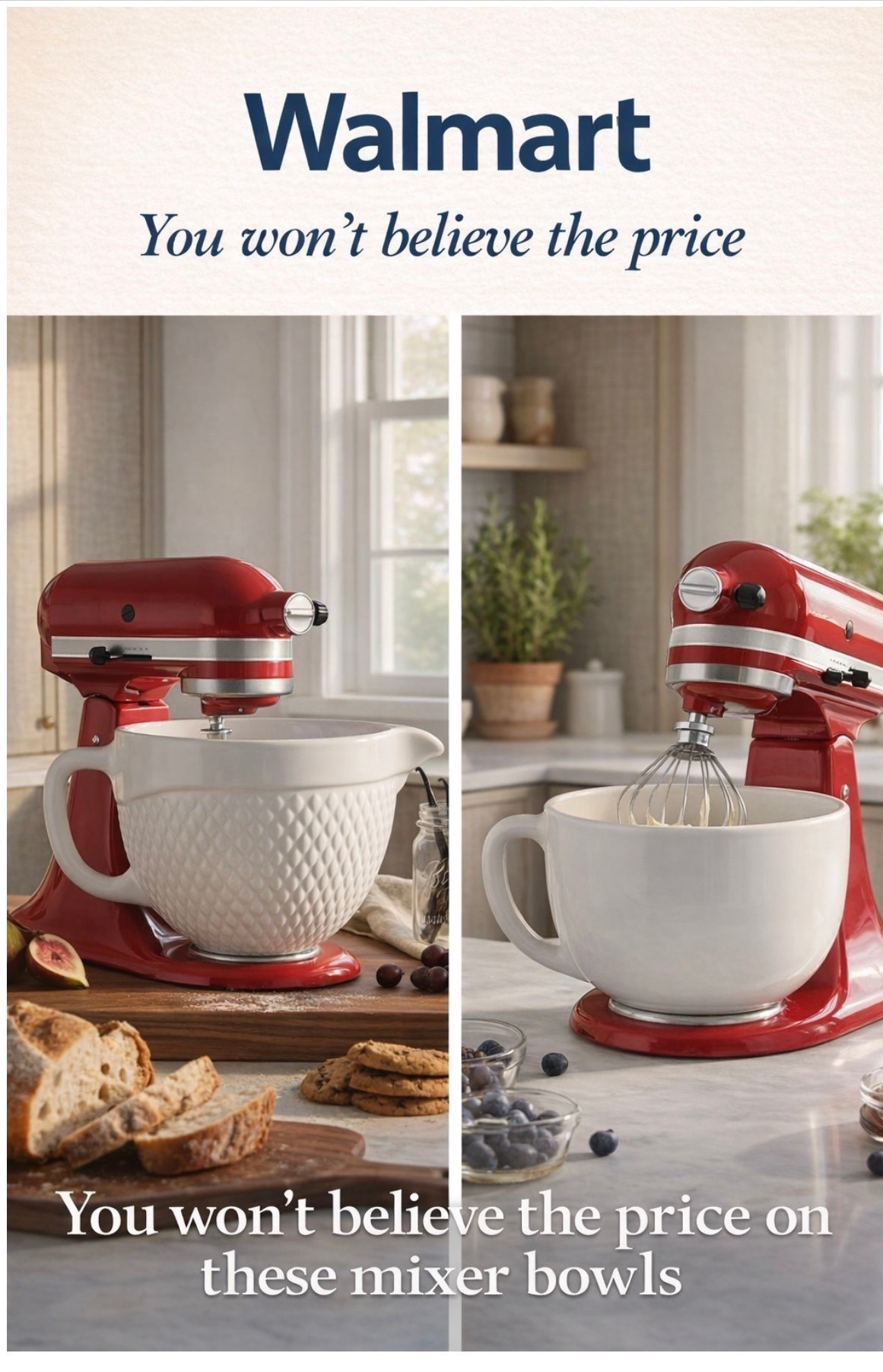 did you know you can completely change the look of your stand mixer… just by swapping the bowl? 🤍
these customized mixer bowls are on major sale right now, and i linked these plus even more that are honestly so pretty
i also found accessories i didn’t even know existed (but now feel necessary 🙃)
i’ve been wanting a new mixer because they’ve made them so much more aesthetic lately… but spending $500–$1,000+ wasn’t it
this is such an easy way to get that updated, neutral look without buying a whole new appliance
linked everything for you 🤍

😊If you love simple swaps like this - follow along! 

#LTKHome #LTKKitchen #LTKFinds #LTKSaleAlert #LTKUnder100
#LTKAmazonFinds #LTKDecor #LTKStyle #LTKDailyFinds #LTKFavorites #StandMixer #KitchenAppliances #KitchenGadgets #WalmartFinds #KitchenRefresh 