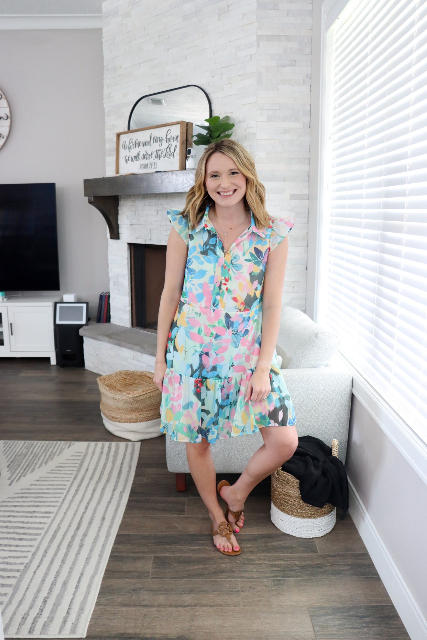 This is the perfect Easter dress! The colors are perfect for the spring time! It is super comfy and flowy! 

#LTKSeasonal #LTKgrwm #LTKmomlife