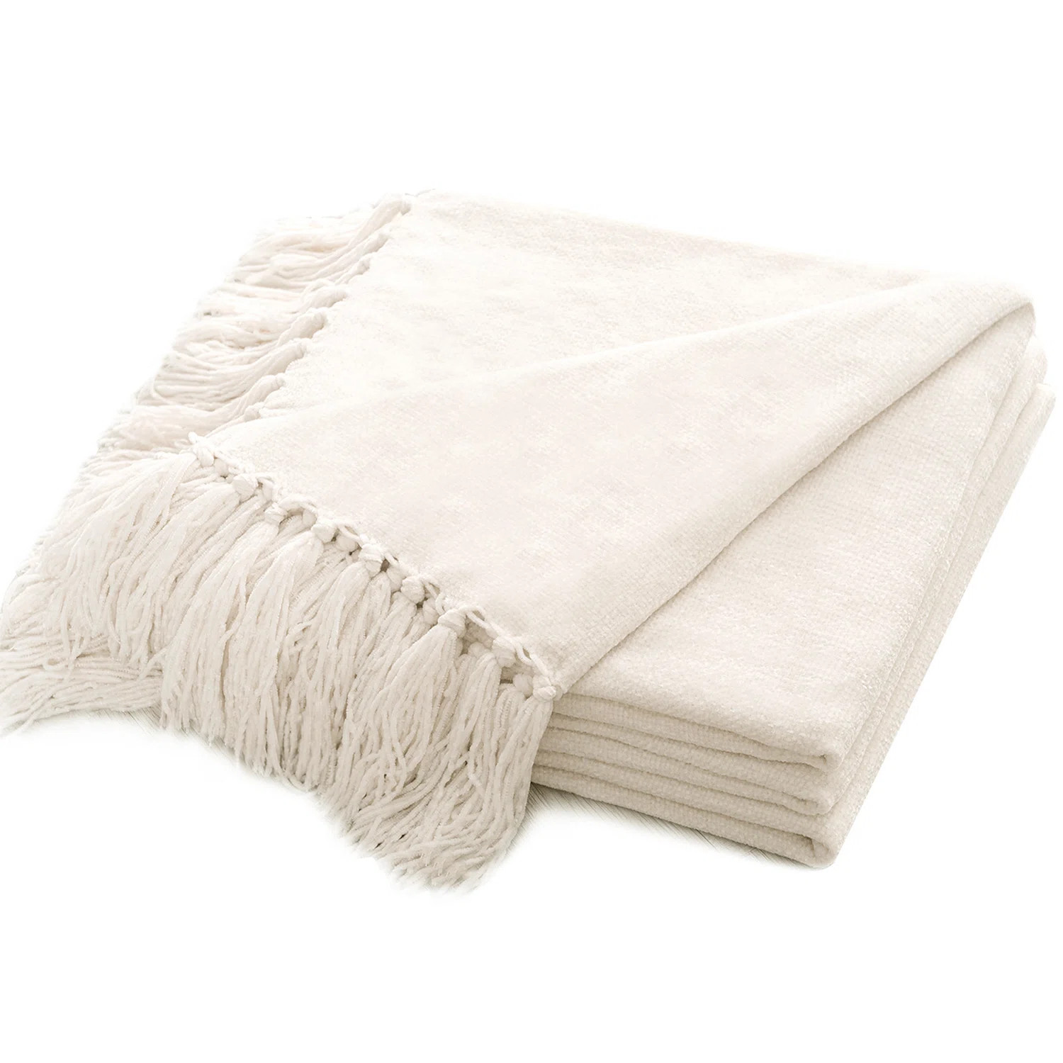 Soft Chenille Throw Blanket | Birch Lane