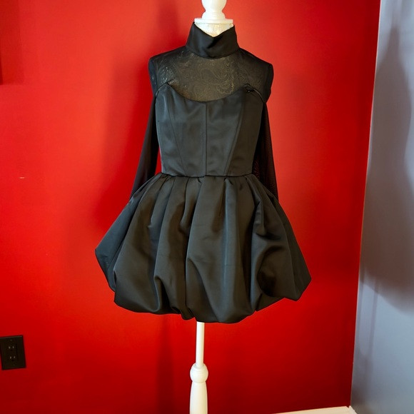 Club L London Black Long Sleeve Dress | Poshmark