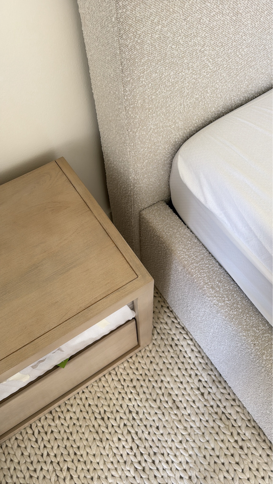 Master bedroom details! First of many, keeping an incredibly soothing color palette in here. 🤎🤍  


#LTKHome