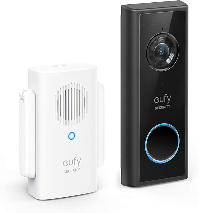 eufy Security, Battery S200 Video Doorbell Kit, Wire-free Doorbell, Free Wireless Chime, Wi-Fi Co... | Amazon (US)