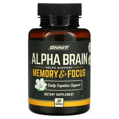 Alpha Brain Memory & Focus 30 Capsules Onnit | Walmart (US)
