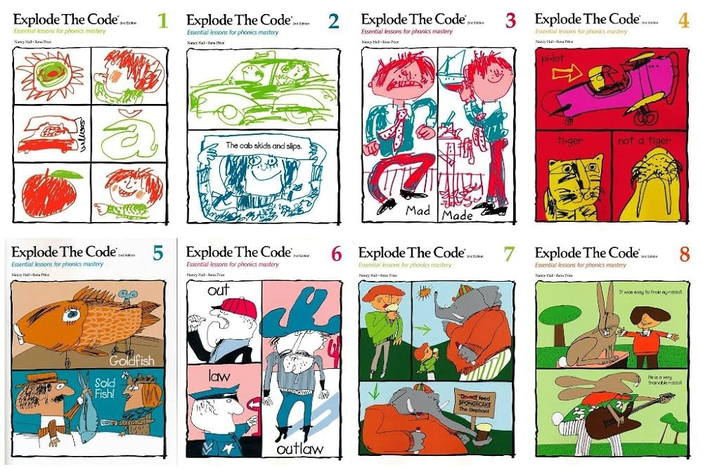 Explode the Code 1-8 Books SET (Essential Lessons for Phonics Mastery) | Amazon (US)