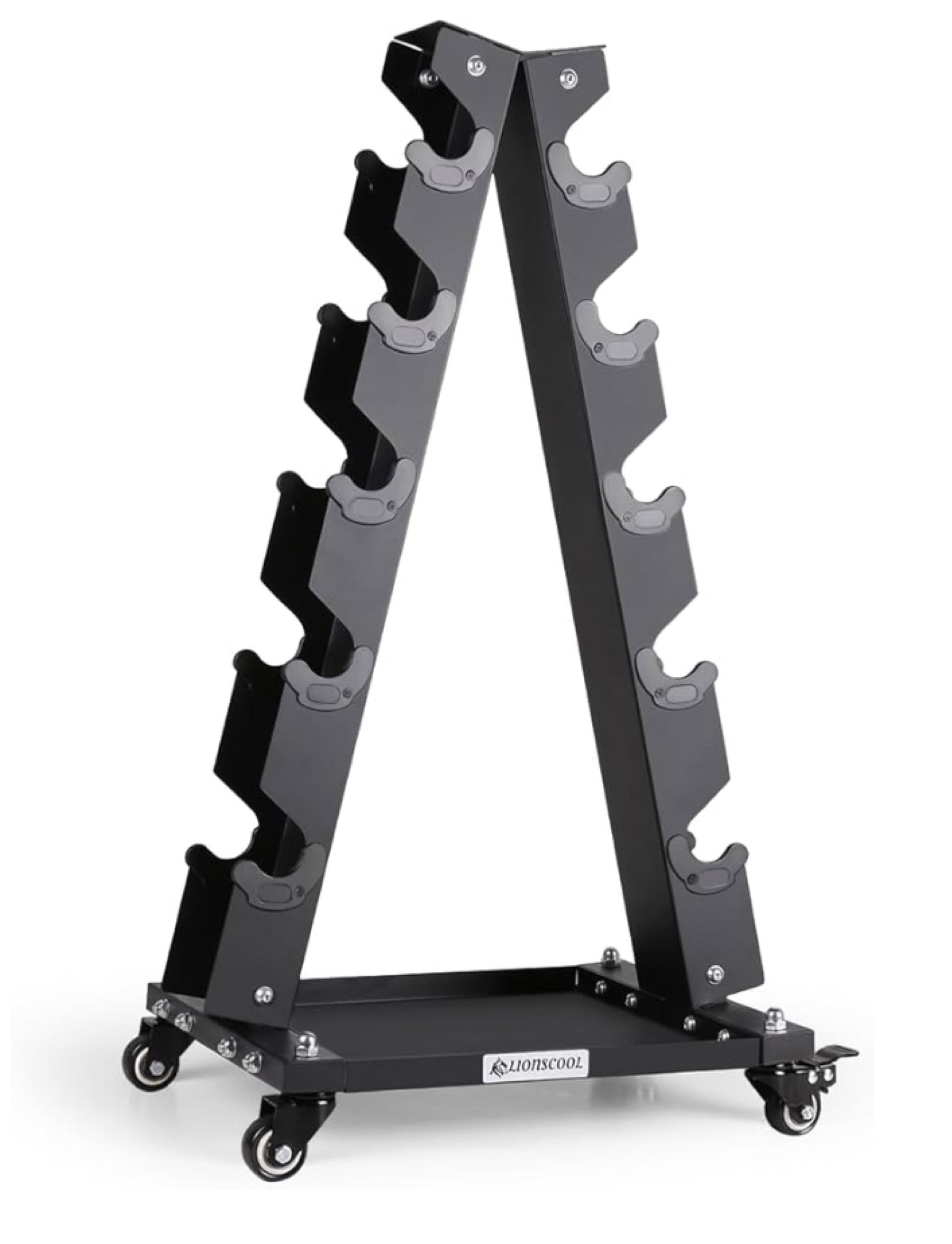 LIONSCOOL Premium Solid Steel Dumbbell Rack Stand Only, A-Frame Portable Weight Storage Organizer with Optional Tray and Wheels, Perfect for Home Gym Fitness Storage (90LBS/200LBS/300LBS/700LBS Weight Capacity Available)

#LTKFitness #LTKSaleAlert #LTKMens