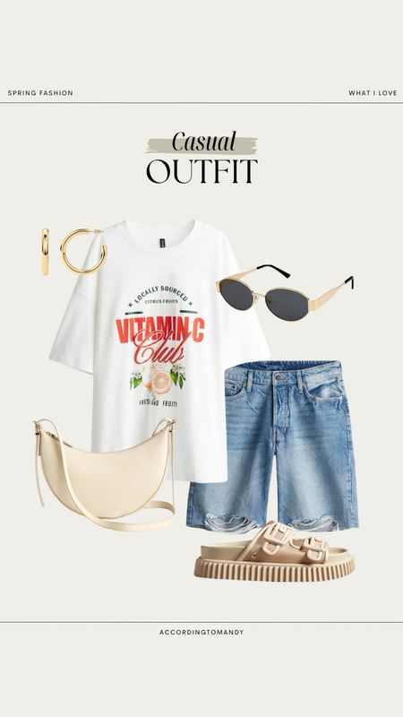 Casual Spring Outfit Inspo!

denim shorts, h&m finds, made well, trendy fashion, spring fashion 2024 trends, gold jewelry, gold hoops, graphic tee, sandals, spring sandals

#LTKFindsUnder50 #LTKFindsUnder100 #LTKStyleTip
