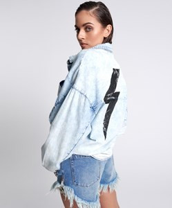 BLACK LIGHTNING DARIA SHIRT | OneTeaspoon