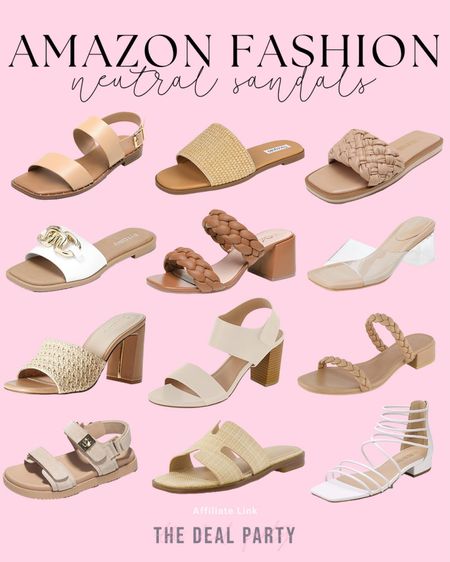 Amazon fashion | Amazon neutral sandals | Amazon summer sandals | Amazon clear heeled sandals | Amazon slide sandals 

#LTKShoeCrush #LTKSeasonal #LTKFindsUnder50