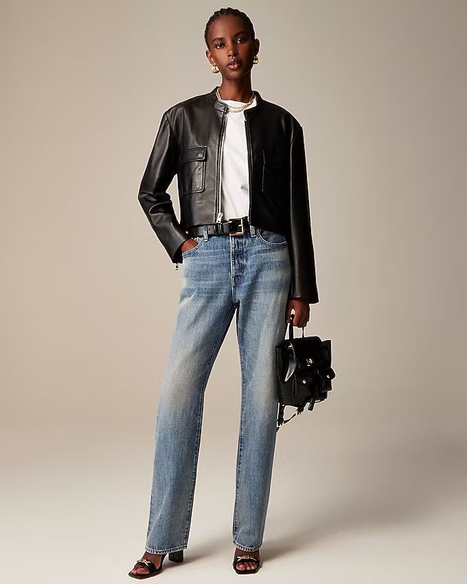 Mid-rise slouchy jean in 1984 rigid | J. Crew US