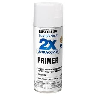 12 oz. Flat White Primer General Purpose Spray Paint | The Home Depot