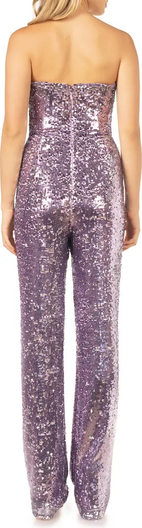 Andy Sequin Strapless Jumpsuit | Nordstrom