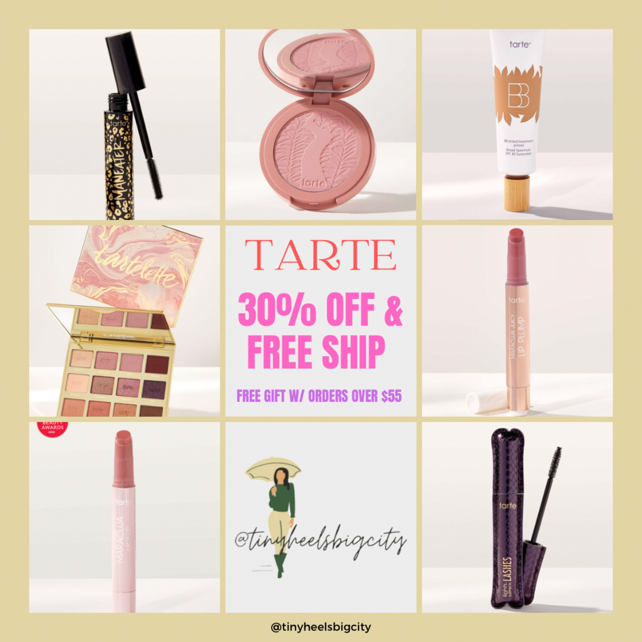 Tarte’s 30% off SITEWIDE and FREE SHIPPING 📦 plus FREE gift with orders over $55! Sale ends 3/12 ✨ 

Don’t forget to copy the in app code and paste it during checkout 🌺

#tarte #tartecosmetics #makeup #ltksalealert

#LTKSale #LTKFind #LTKbeauty