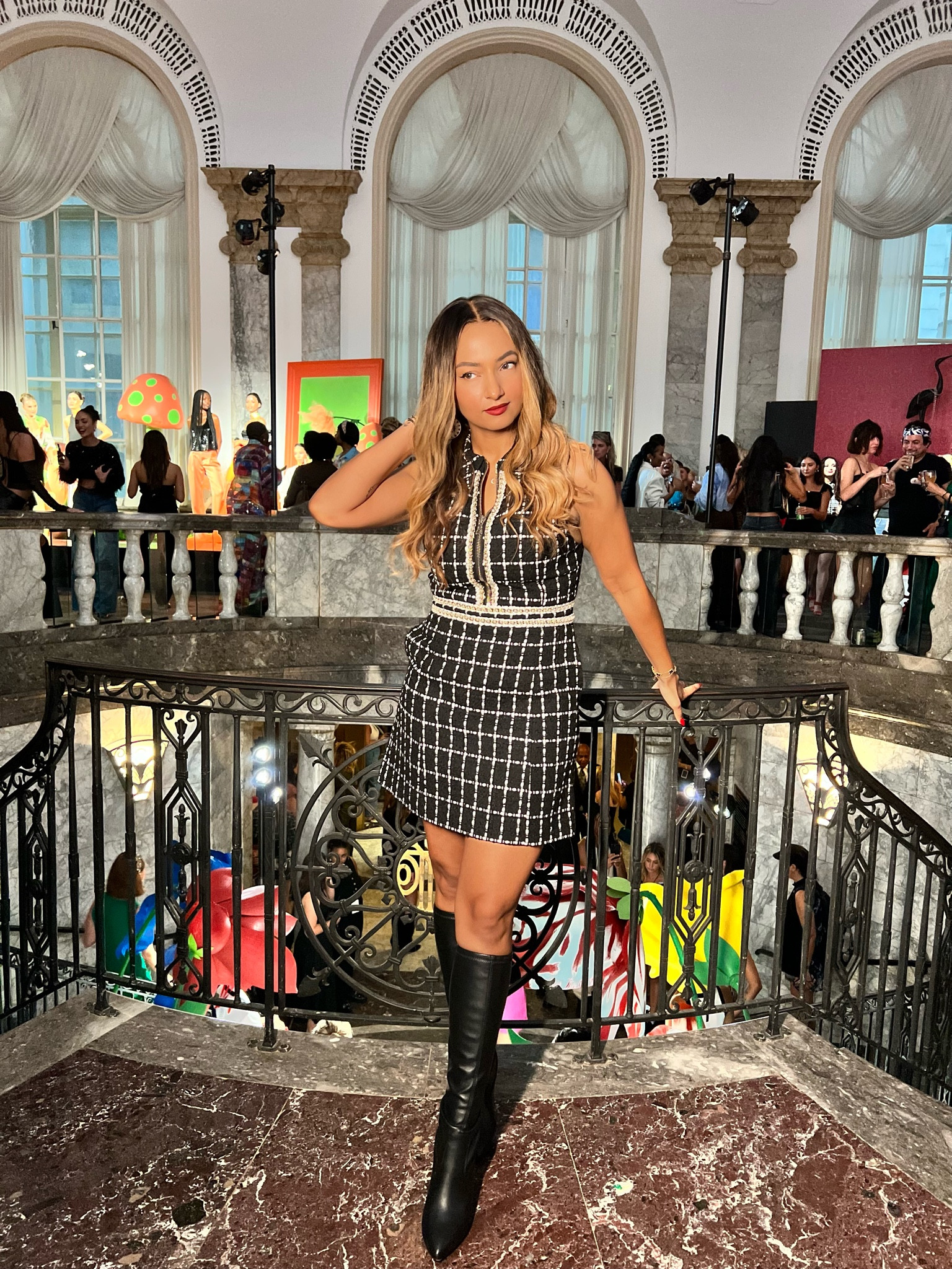 Was invited to the Alice+Olivia NYFW Show😍✨ It was incredible and I LOVE my A+O dress! #nyfw #ltkfashion 

#LTKmidsize