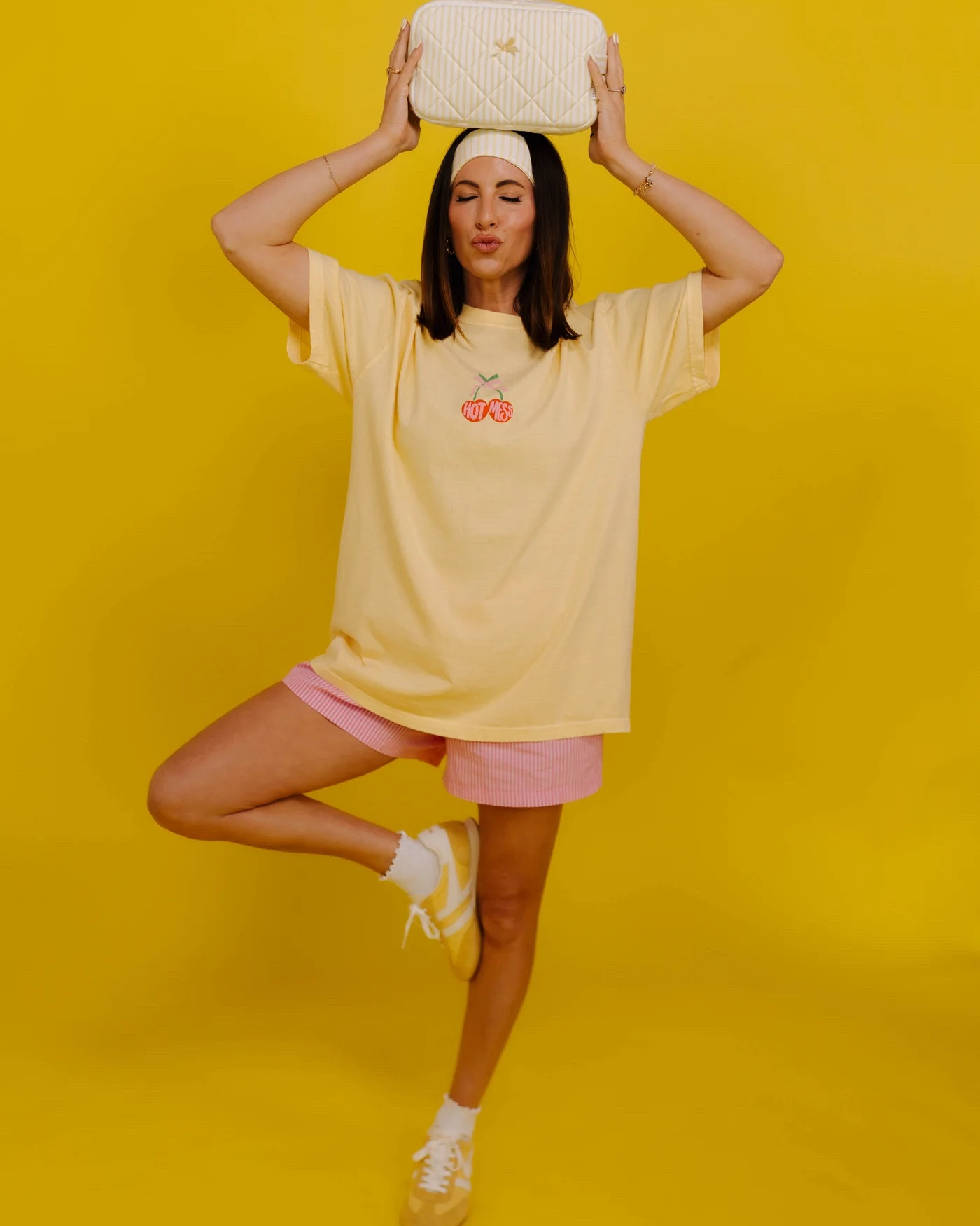 Our yellow hot mess cherry Tee 🍒 Friday!!!

#LTKmomlife #LTKootd #LTKSeasonal