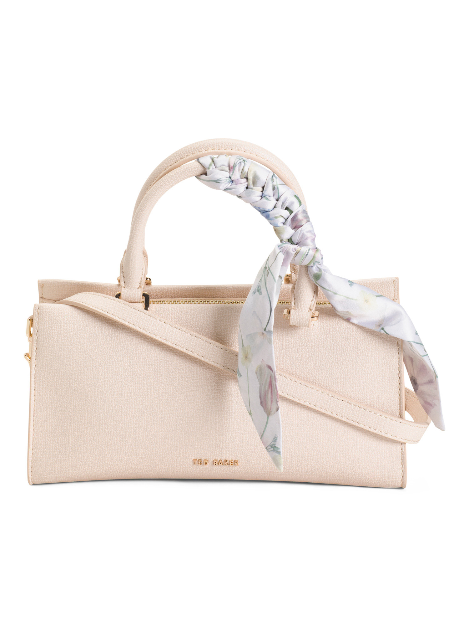 Tote With Floral Scarf Detail | TJ Maxx