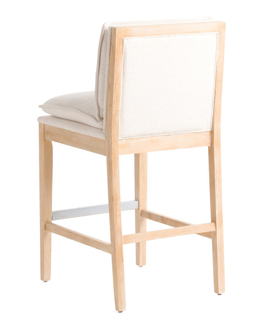 Boucle Pillow Top Counter Chair | TJ Maxx