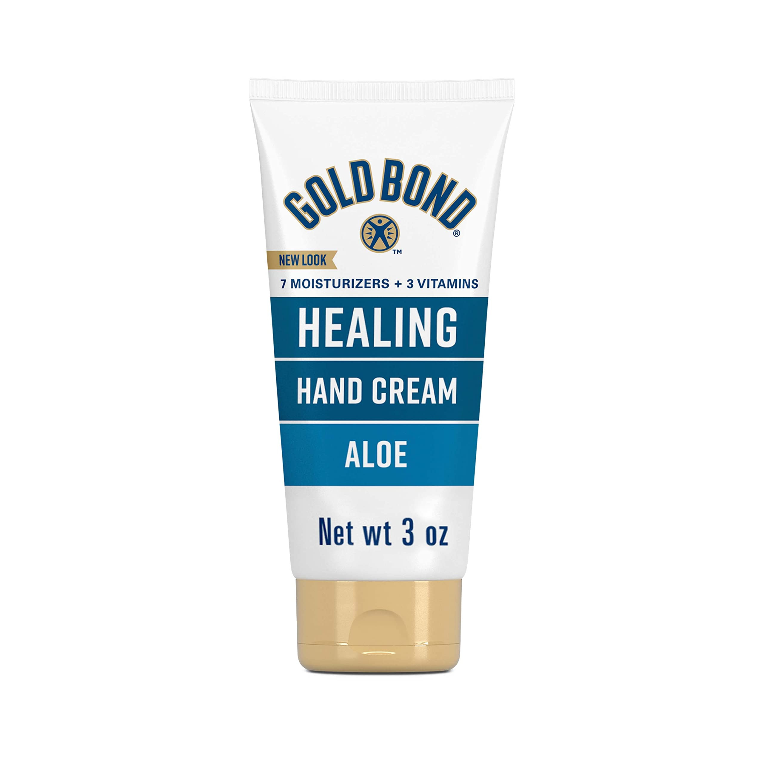Gold Bond Healing Hand Cream, 3 oz., Gold Bond Hand Cream With Aloe, Moisture That Lasts Through ... | Amazon (US)